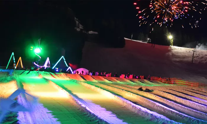 Nighttime Cosmic Tubing or Daytime Tubing for Two or Four at Mt. Hood Skibowl (Up to 51% Off) - Second Medium