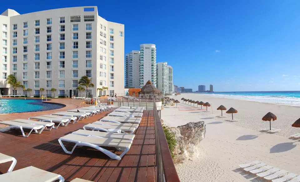 $699 for a Four-Night All-Inclusive Stay at Sunset Royal Beach Resort in Cancun, Mexico (Up to $3,260 Value) - Primary Image