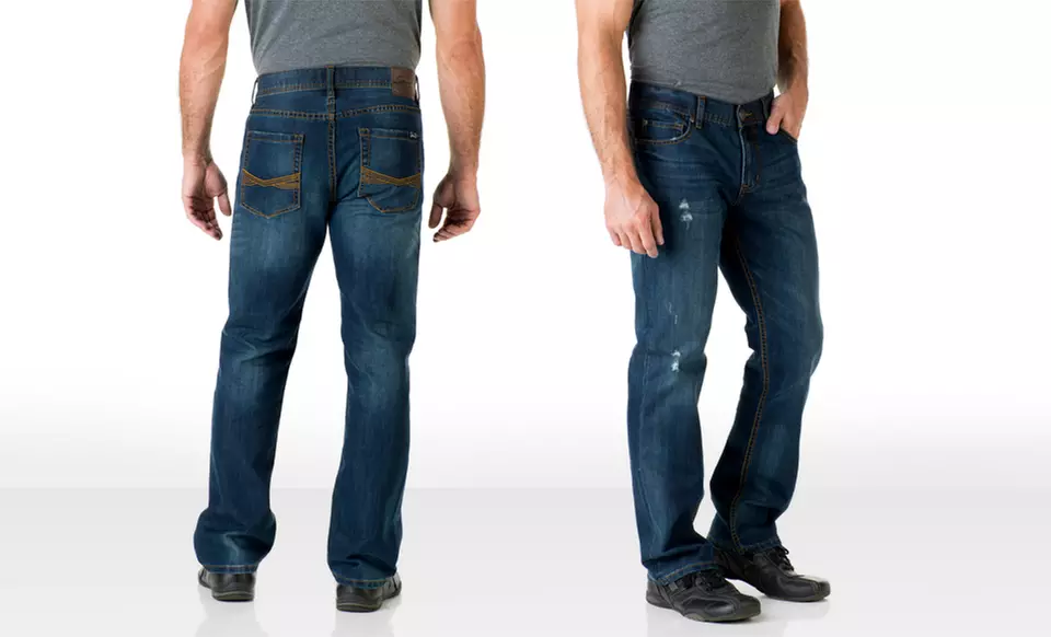 Seven7 Men's Straight Leg Jeans. Multiple Styles Available. Free Returns. - Second Medium