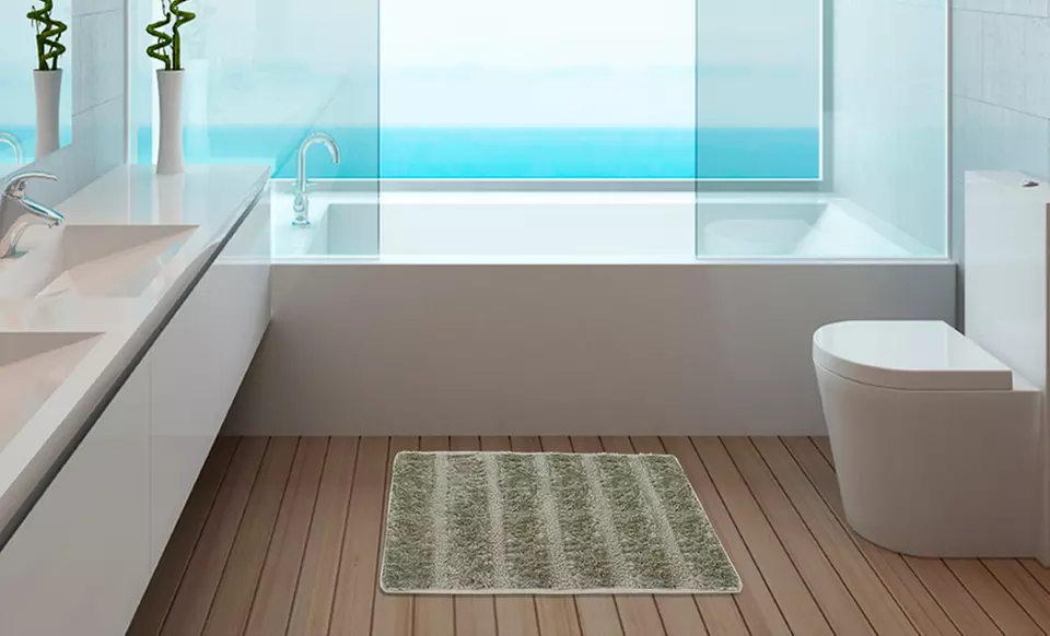 Microfiber Non-Slip 17x24 Bath Mats. Multiple Colors Available. Free Returns. - Primary Image