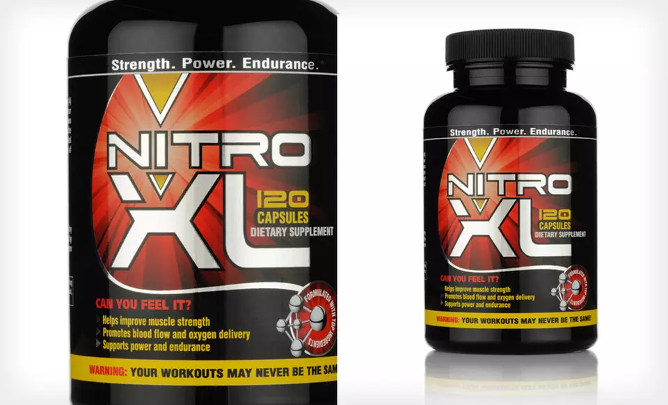 One- or Two-Month Supply of Nitro XL Dietary Supplement (Up to 79% Off). Free Shipping. - Second Medium