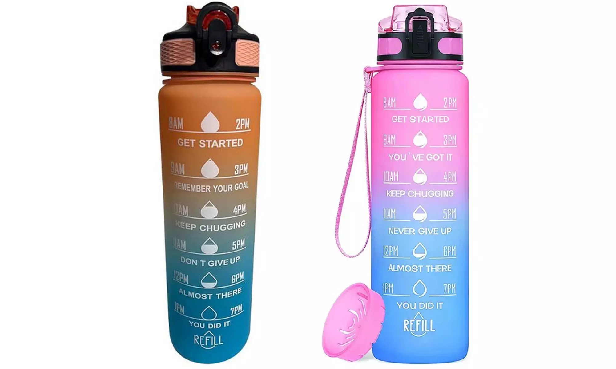 Time Controlled Water Bottle - Primary Image