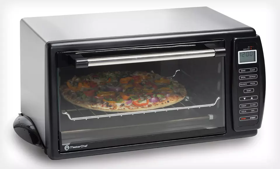 $67 for a Master Chef Convection Oven Broiler with Pizza Setting ($129.99 List Price). Free Shipping and Free Returns. - Primary Image