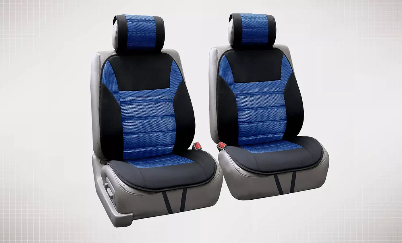 2-Pack of Car Front-Seat-Cushion Pads - Second Medium