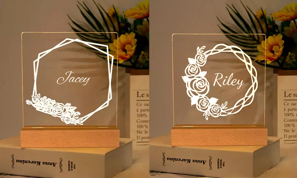 Personalisiertes Nachtlicht