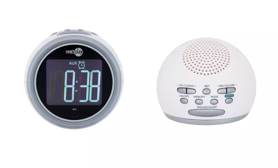 Dream Frequency Voice-Recognition Alarm Clock Radio (NR695SD). - Second Medium