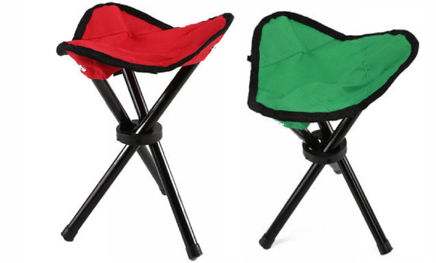 Image 9: Portable Outdoor Folding Tripod Seat