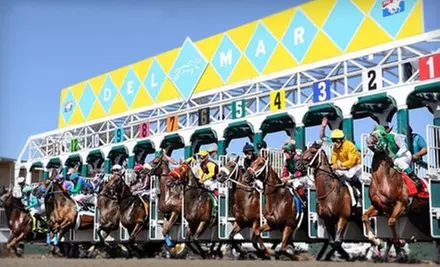 $10 for a Horseracing Event for Two at Del Mar Thoroughbred Club ($20 Value) - Primary Image