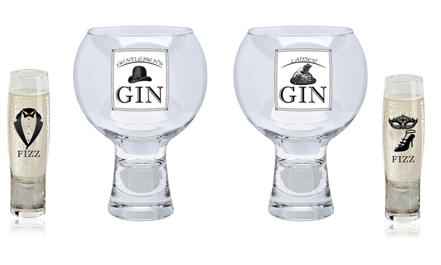 Image 1: Gin and Tonic Glasses