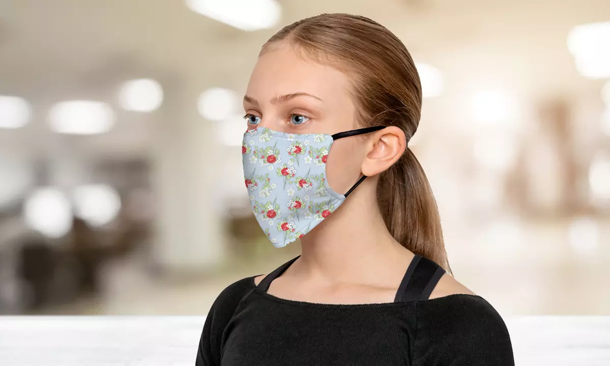 One or Two Personalized Non-Medical Face Masks from MailPix (Up to 65% Off) - Second Medium