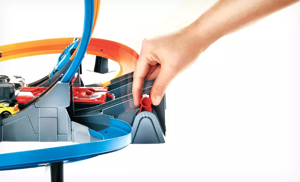 $29.99 for a Hot Wheels Mega Loop Mayhem Track Set ($49.99 List Price). Free Shipping and Returns. - Second Medium