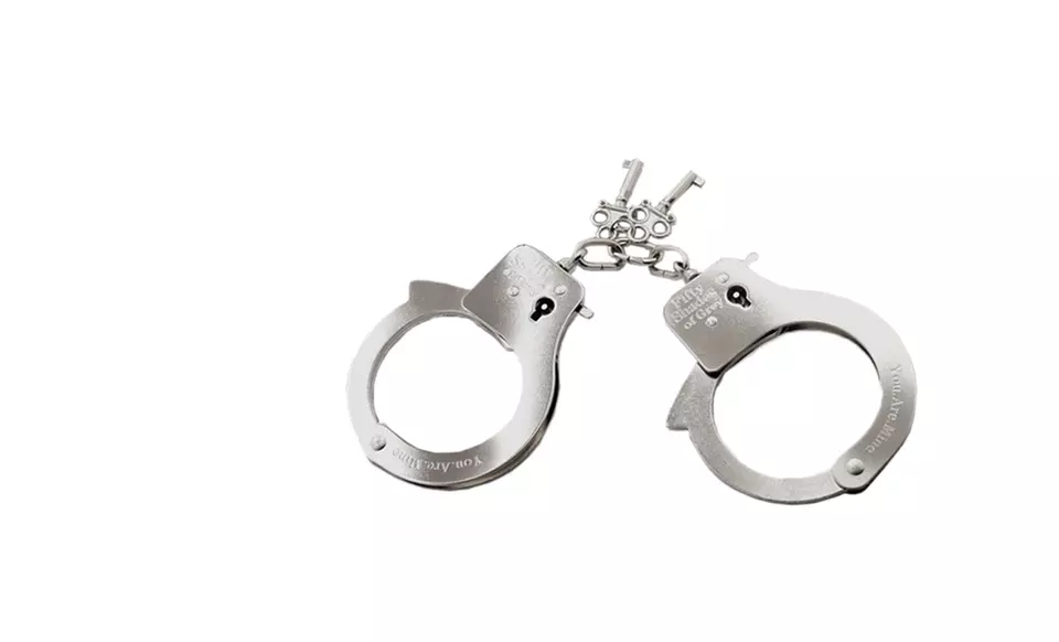 Fifty Shades of Grey Official "You Are Mine" Handcuffs and Blindfold - Second Medium