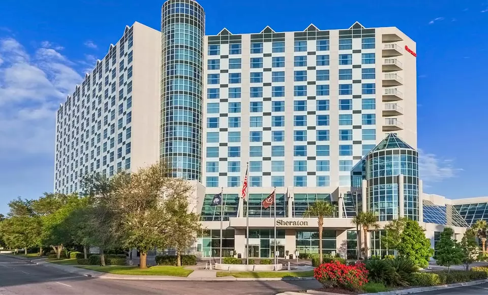 Stay at Sheraton Myrtle Beach Convention Center Hotel in Myrtle Beach, SC. Dates Available into April. - Primary Image