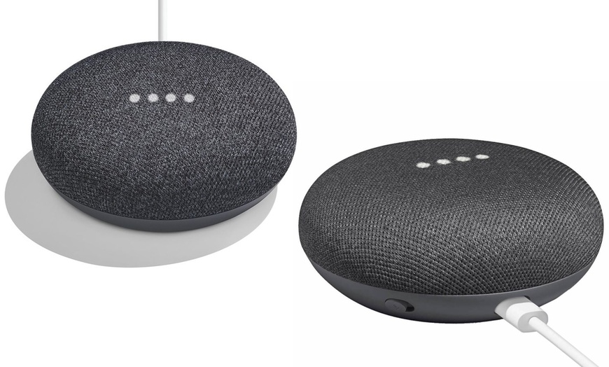 Image 3: Google Home Mini Smart Speaker