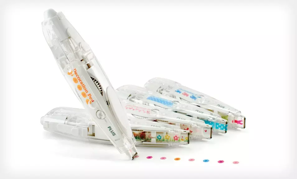 $9.99 for a Five-Pack of Plus Touch 'N' Slide Decoration Pens ($19.95 List Price). Free Returns. - Primary Image