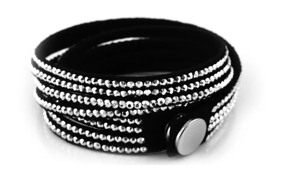 Wrap Bracelet with Swarovski Crystal Elements - Second Medium