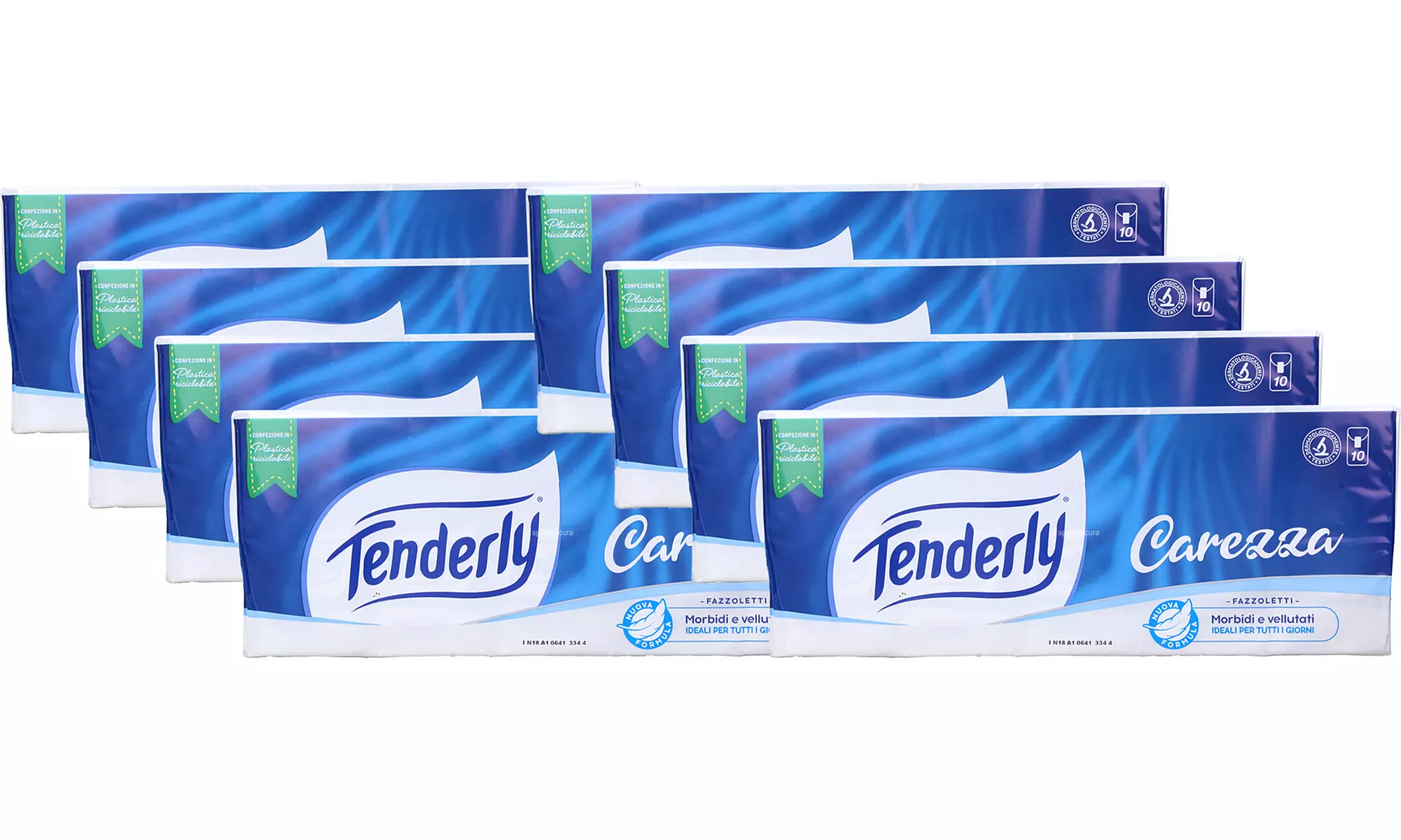 Fino a 200 pacchetti di fazzoletti Tenderly Carezza 3 veli