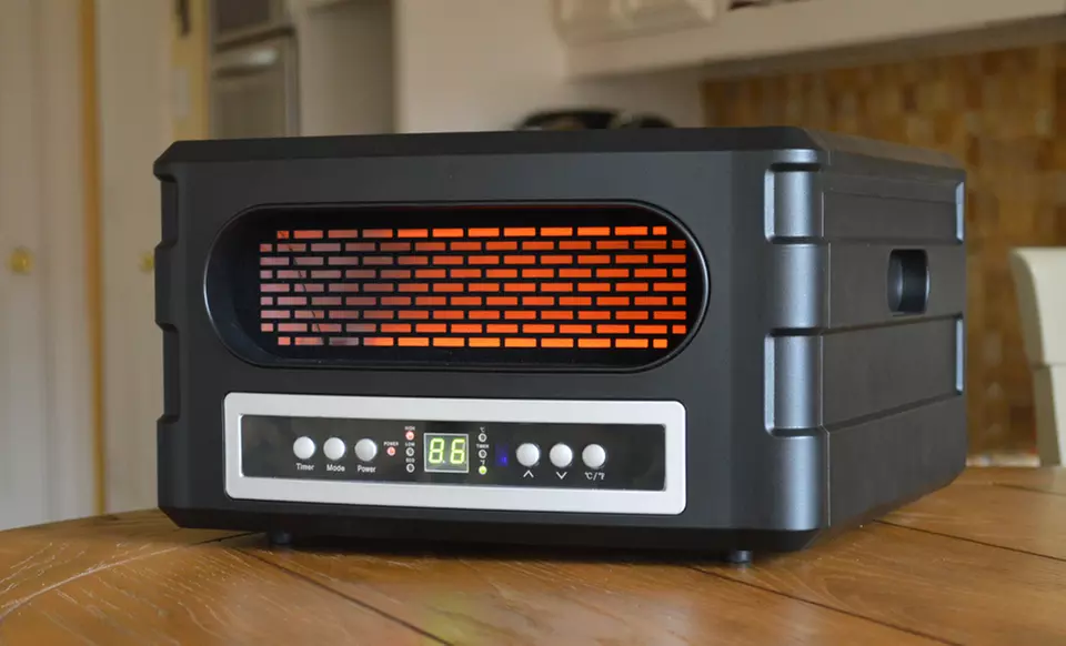 Source Green Heat 750﻿ Sq. Ft. Infrared Heater with Remote (SGH-ECO2-H13). Free Returns.  - Primary Image
