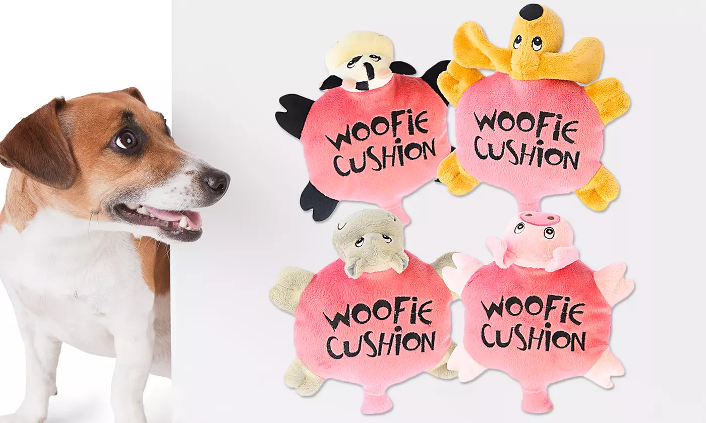 Woofie Cushion Dog Toys (3 Pack)
 - Primary Image