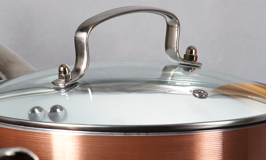 Image 6: Copper Ceramic Pan Sets