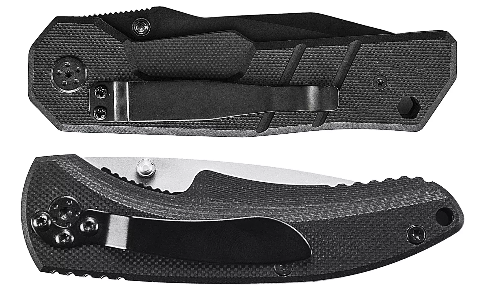Schrade Liner Lock Folding Tanto or Drop Point Knives from $10.99–$12.99 - Primary Image