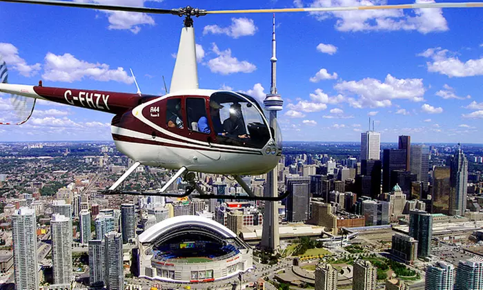 15-Kilometre Aerial Tour for One or Three from Toronto Heli Tours (Up to 50% Off)  - Primary Image