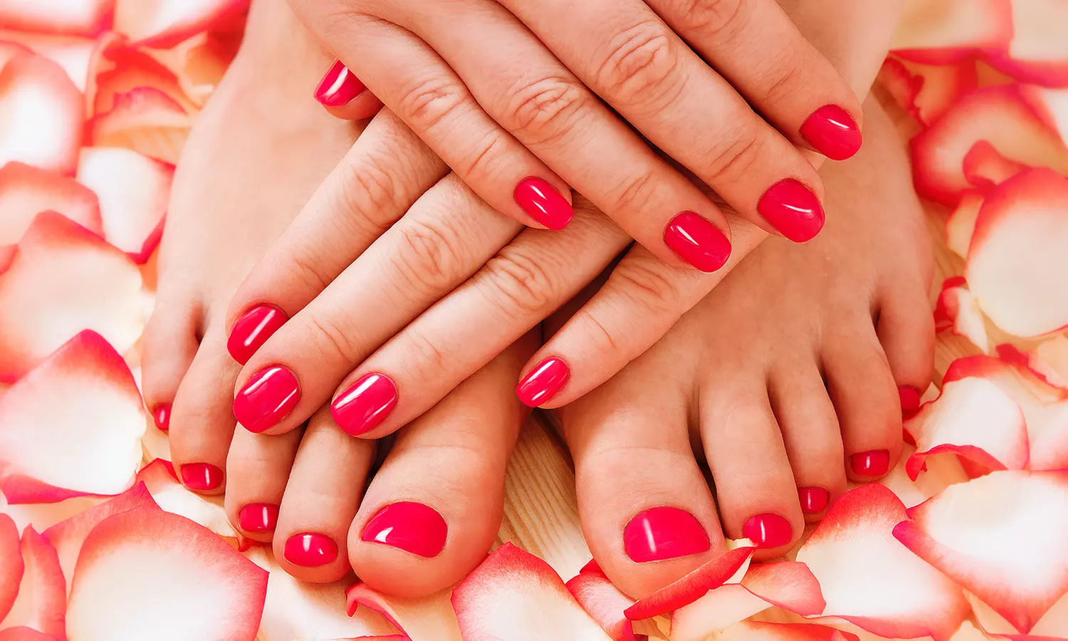Gel or Nex Gen Manicure or Pumpkin Pie Spa Pedicure at Tips and Toes (Up to 32% Off) - Primary Image
