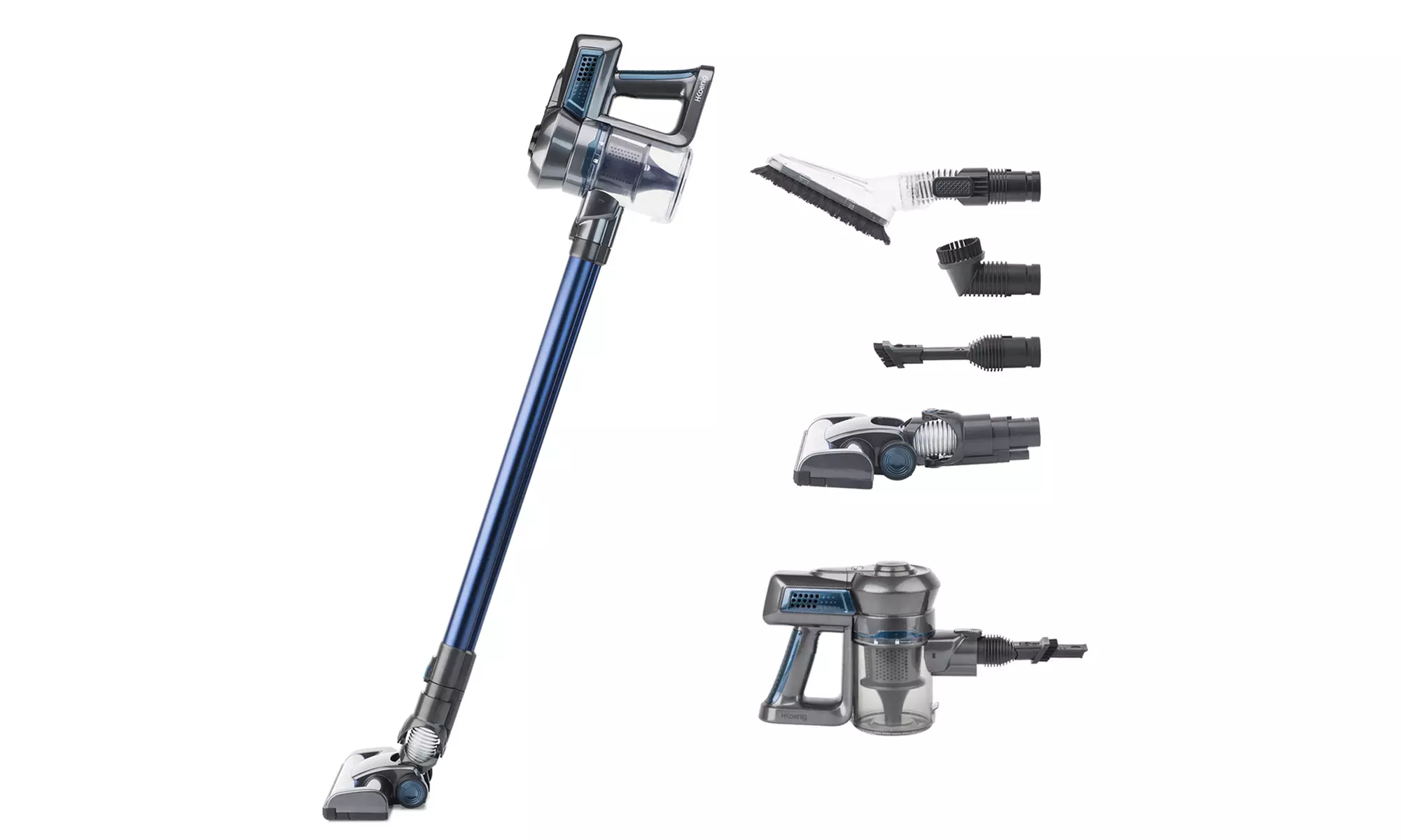 Aspirateur balai 2 en 1 "UP680" sans fil, puissance 120 W, de H.Koenig - Primary Image