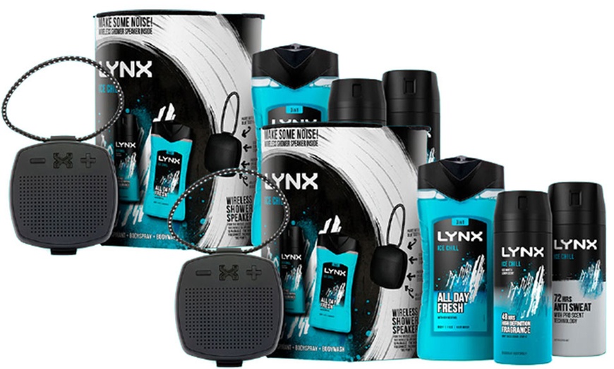 Image 2: Up to Four Lynx Ice Chill Trio and Shower Speaker Gift Sets