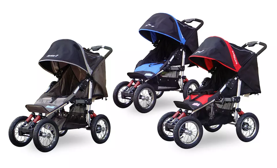 BeBelove Single Jogging Stroller Groupon Goods