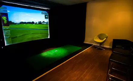 Two- or Three-Hour Golf-Simulator Session and Pub Snacks for Up to Six at The Golf Lounge (Up to 65% Off) - Primary Image