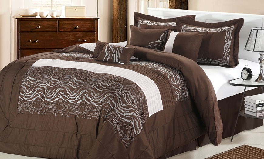 8-Piece Comforter Set | Groupon Goods