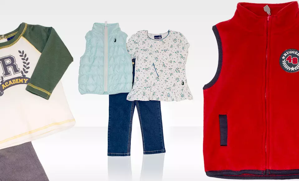 Rugged Bear Toddler Microfleece or Puffer Vest 3-Piece Sets - Primary Image
