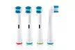 1, 2, 4 ou 8 packs de 4 têtes de brosse à dents compatibles Oral B Precision Clean, Oral B Dual Head, Oral B - Second Medium