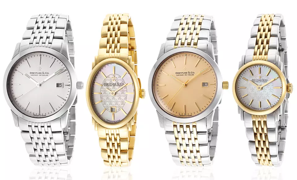 Dreyfuss & Co. Women's Stainless Steel Watch - Primary Image