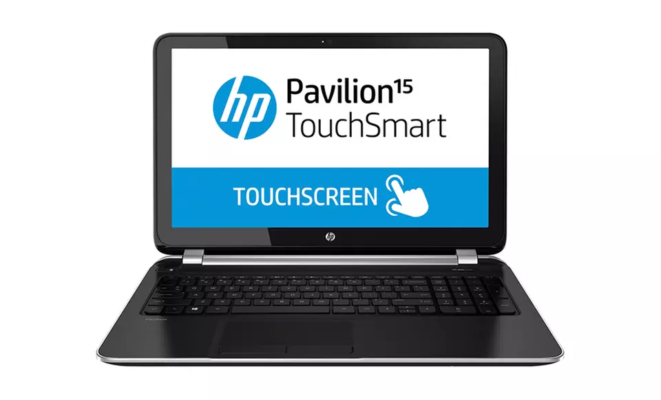 HP Pavilion 15.6" Touchscreen TouchSmart Notebook PC with AMD Quad-Core Processor and 8GB RAM (Manufacturer Refurbished) - Primary Image
