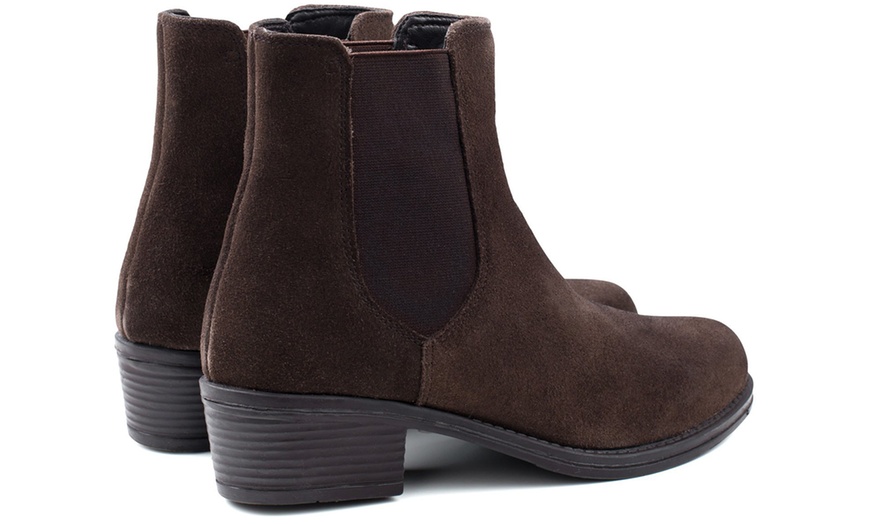 Image 11: Redfoot Suede Chelsea Boots