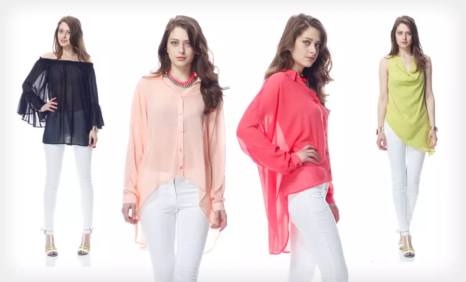 Classique Chiffon Tops (Up to 73% Off). 11 Options Available. Free Shipping and Returns. - Primary Image