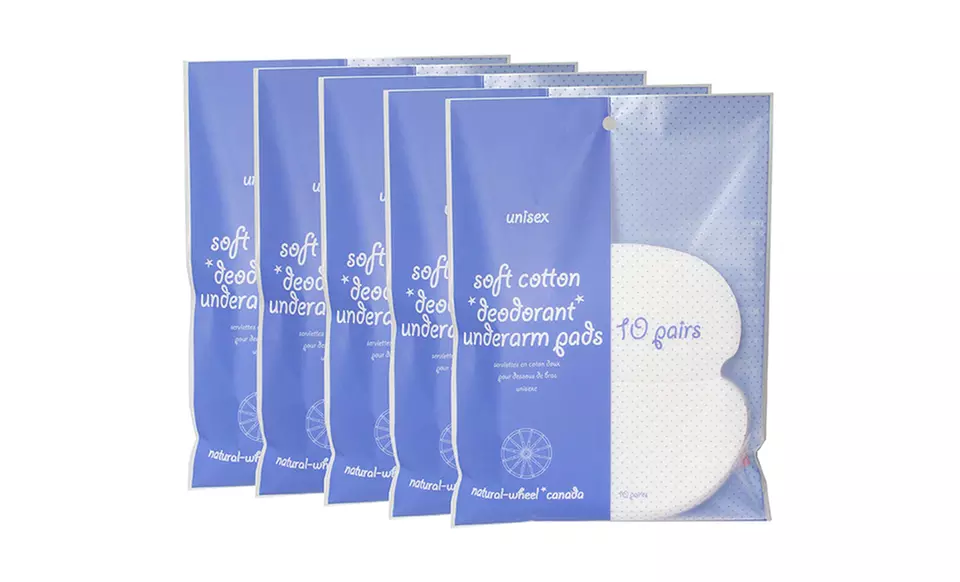 10 or 50 Pairs of Unisex Disposable Underarm Sweat Pads from $6.99–$19.99 - Second Medium