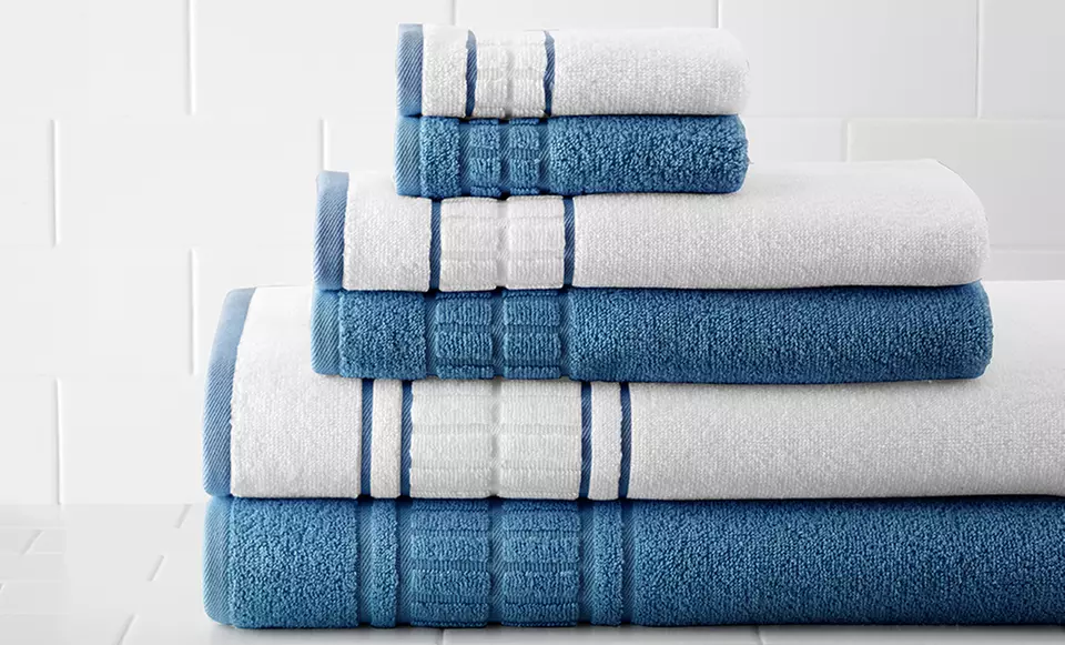 Luxury Zero-Twist Quick-Dry 6-Piece Towel Set. Multiple Colors Available. Free Returns. - Primary Image