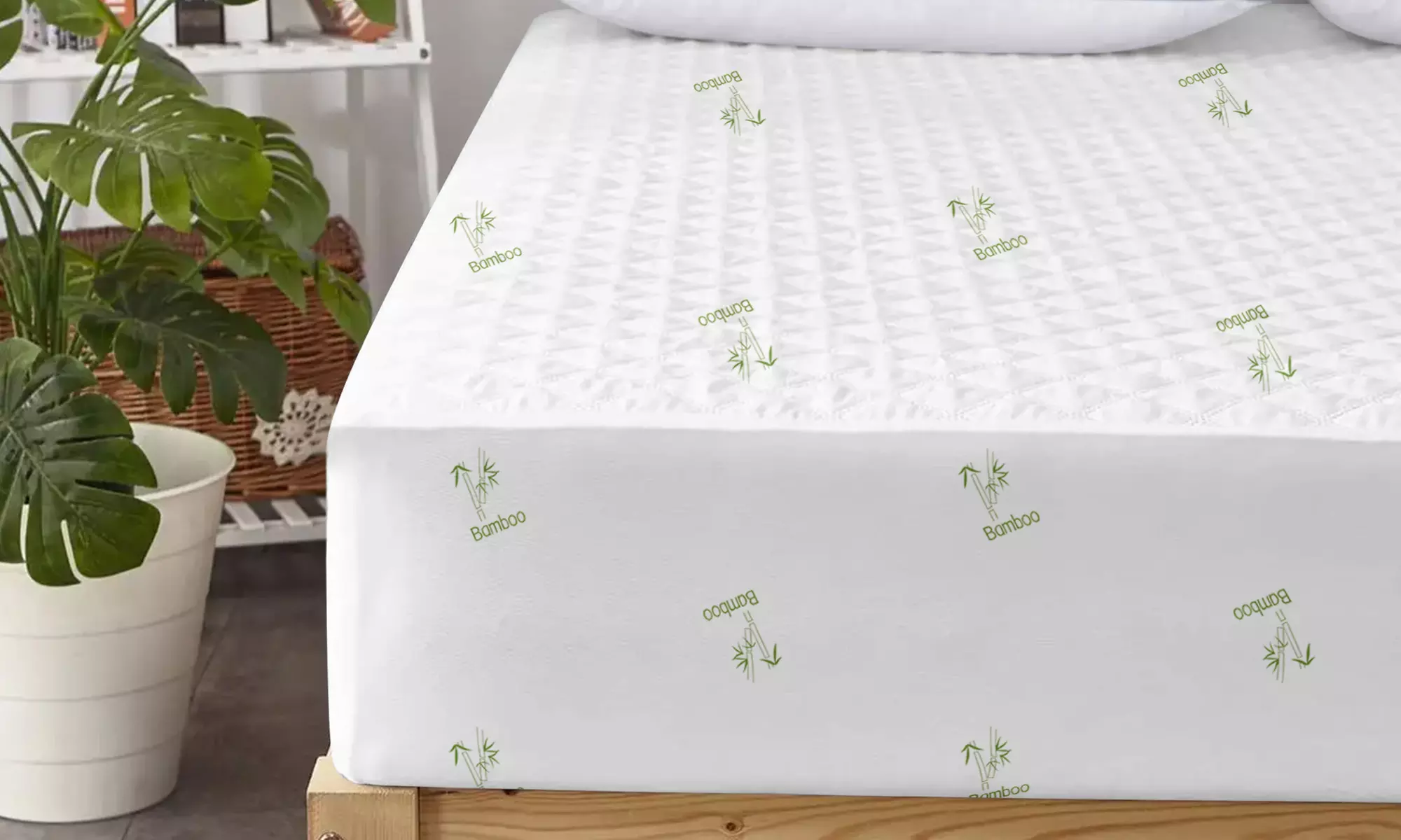 Wasserfester Matratzenschutz „Udy Aloe“ oder „Udy Bambu“