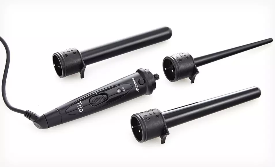 Proliss Interchangeable Curling Iron with Three Barrels. Free Shipping and Returns. - Primary Image