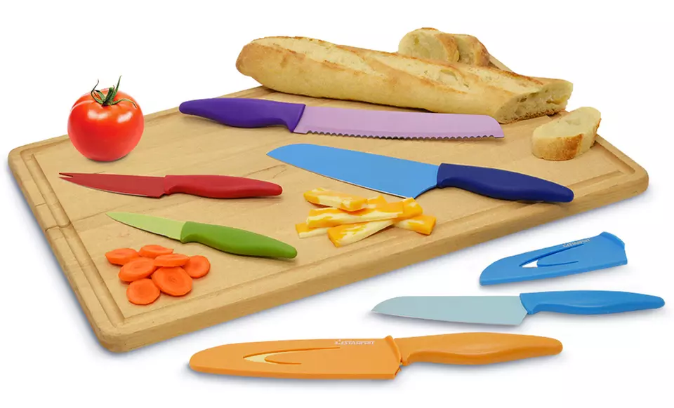 6-Piece Color-Coded Knife Set - Primary Image