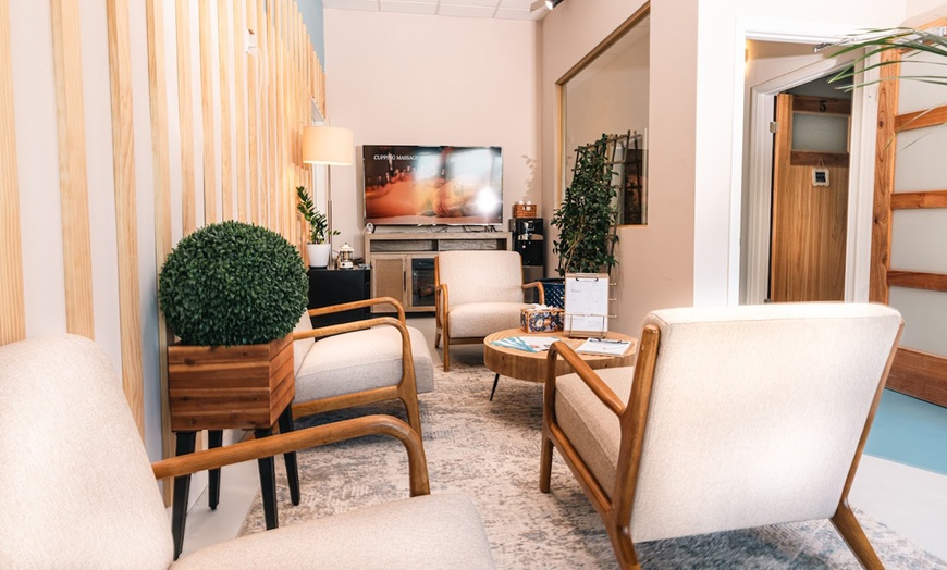 Image 3: Individual or Couples 60-Minute Massage + Hot Stone, Pad & Coconut Oil
