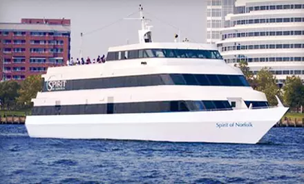 Dinner Cruise Aboard "Spirit of Norfolk" on Monday–Saturday or on Sunday from Entertainment Cruises (Up to 51% Off) - Primary Image