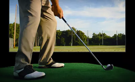 One- or Two-Hour Room Rental or Private Lesson at Sweet Spot Golf & 19th Hole Sports Bar (Up to 58% Off) - Primary Image