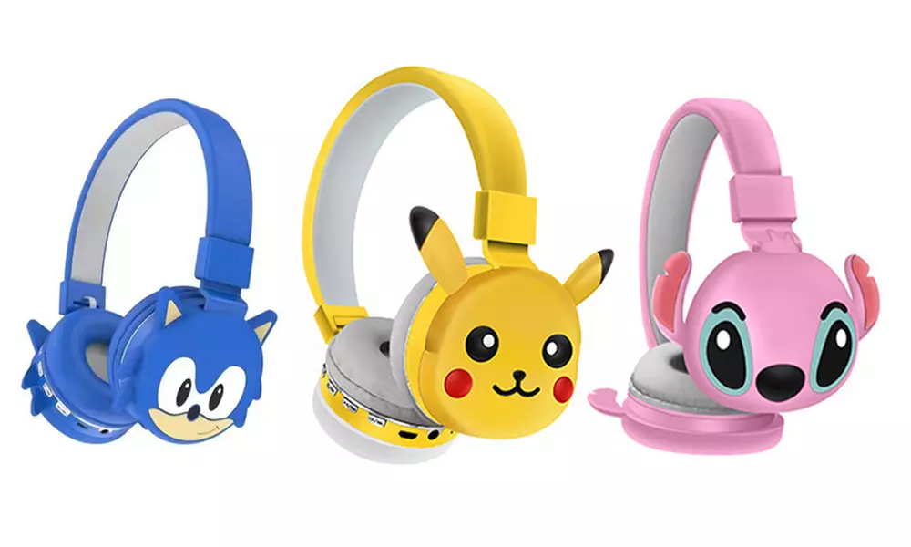 Cartoon Children Bluetooth Headphones