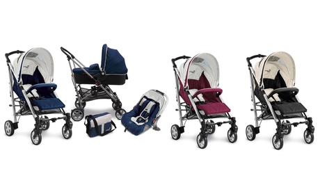 Joyello  sistema modulare 3 in 1: navicella, seggiolino auto e passeggino, disponibile in 3 colori