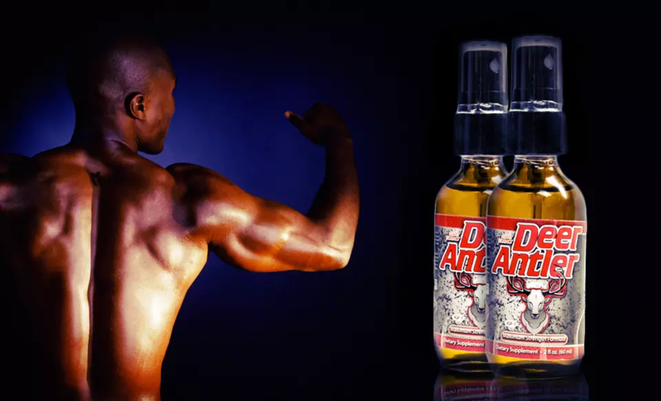 $9.99 for Two Bottles of Deer Antler Velvet Extract Spray ($100 List Price) - Primary Image