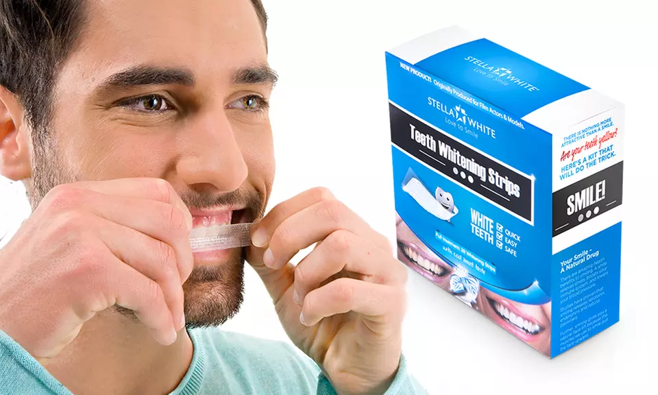 28, 56 oder 140 Stella Whitening Zahn-Strips für die tägliche Anwendung - Primary Image